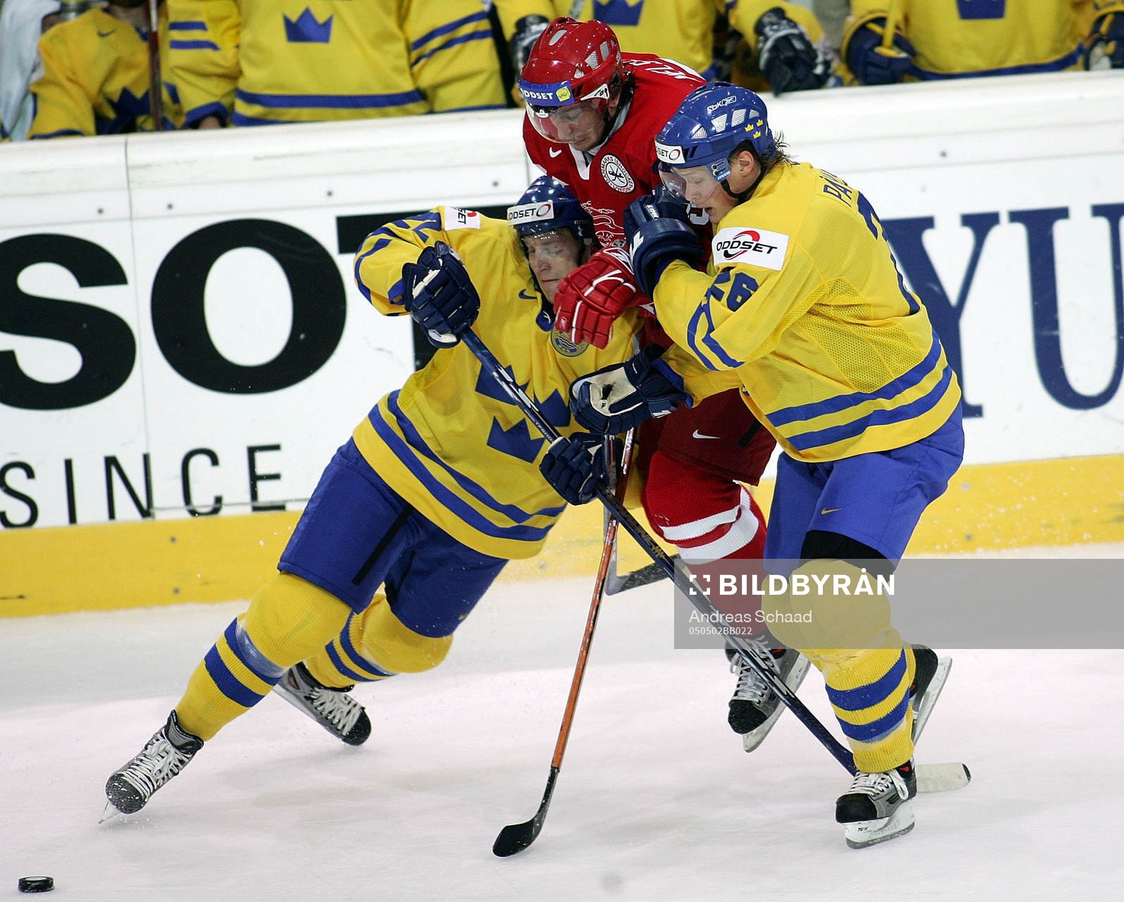 Per-Johan Axelsson, Frans Nielsen, Danmark och Samuel