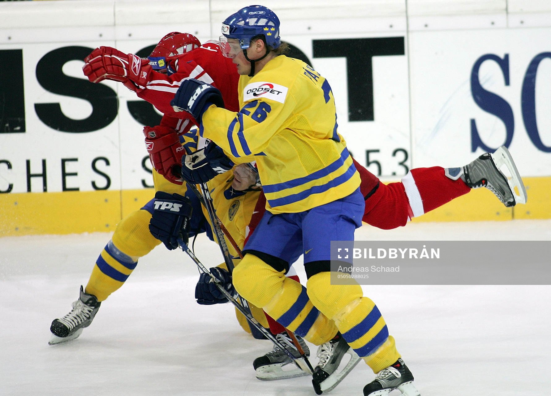 Per-Johan Axelsson och Samuel Pahlsson mot Frans Nielsen