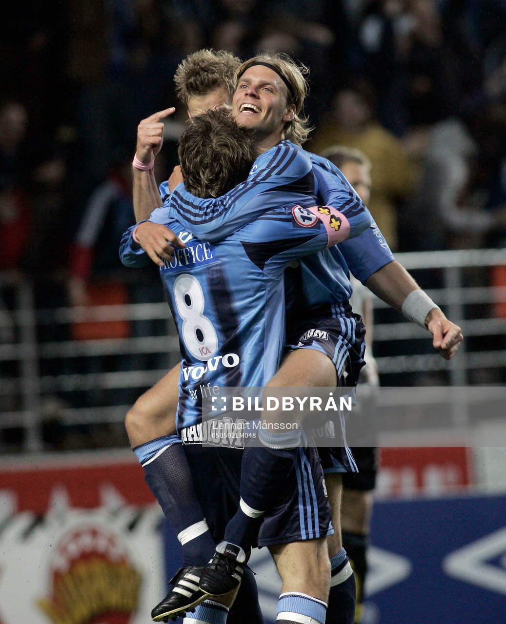 Sören Larsen, Johan Arneng och Tobias Hysén