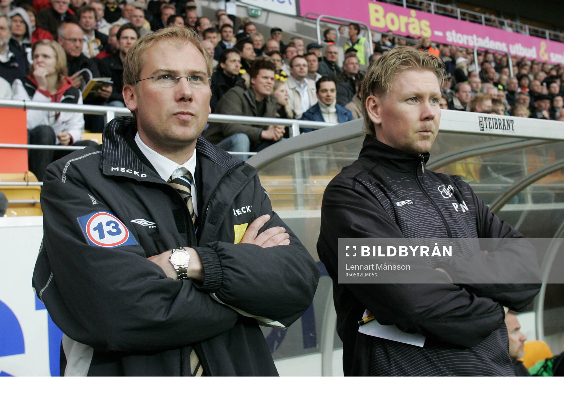 Magnus Haglund och Peter Wettergren, tränare
