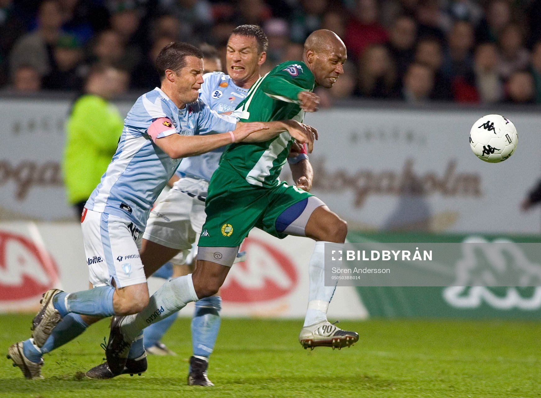 Jeffery Aubynn, Hammarby och Daniel Andersson och Patrik