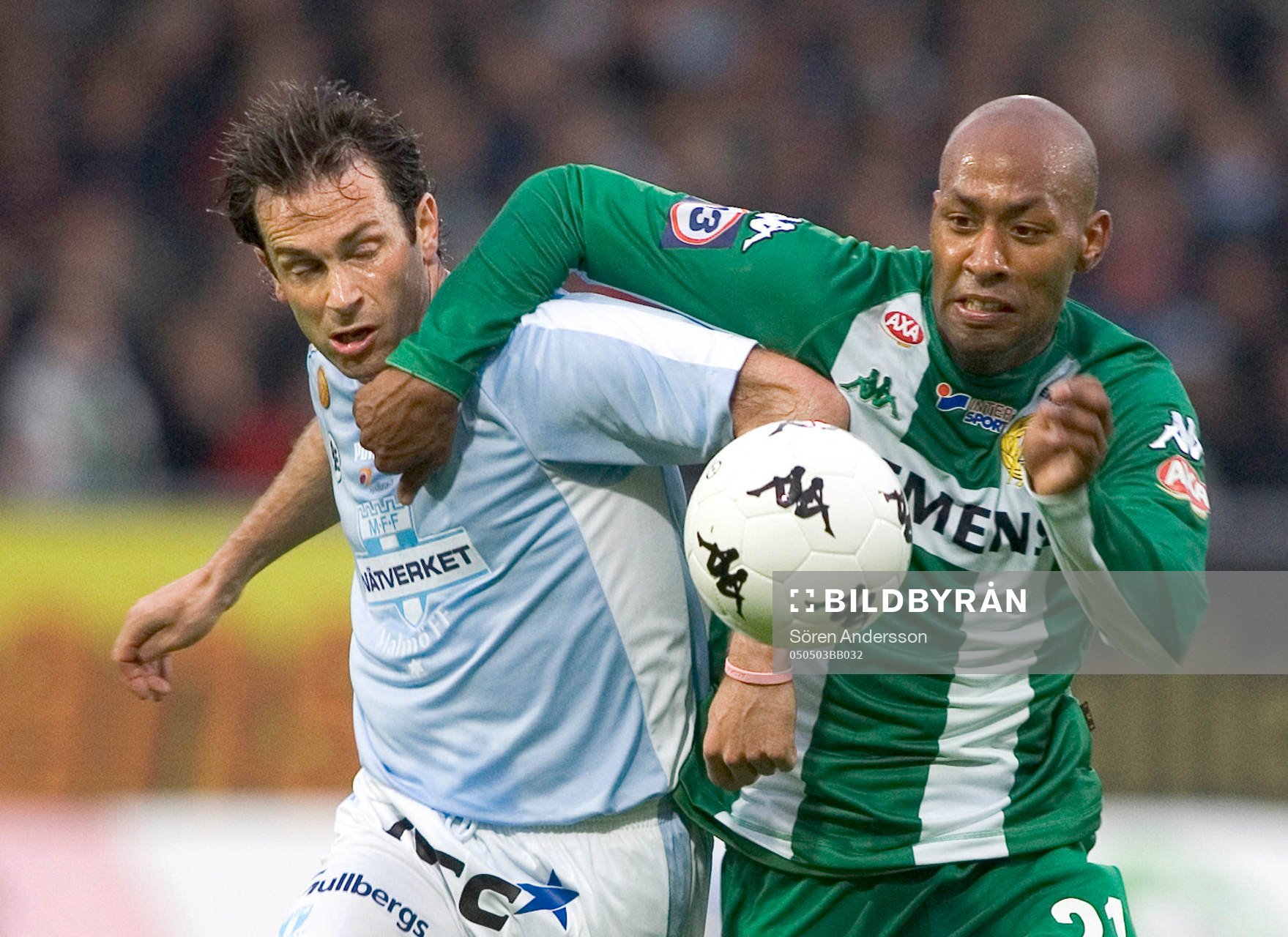 Hans Mattisson, Malmö och Jeffrey Aubynn, Hammarby