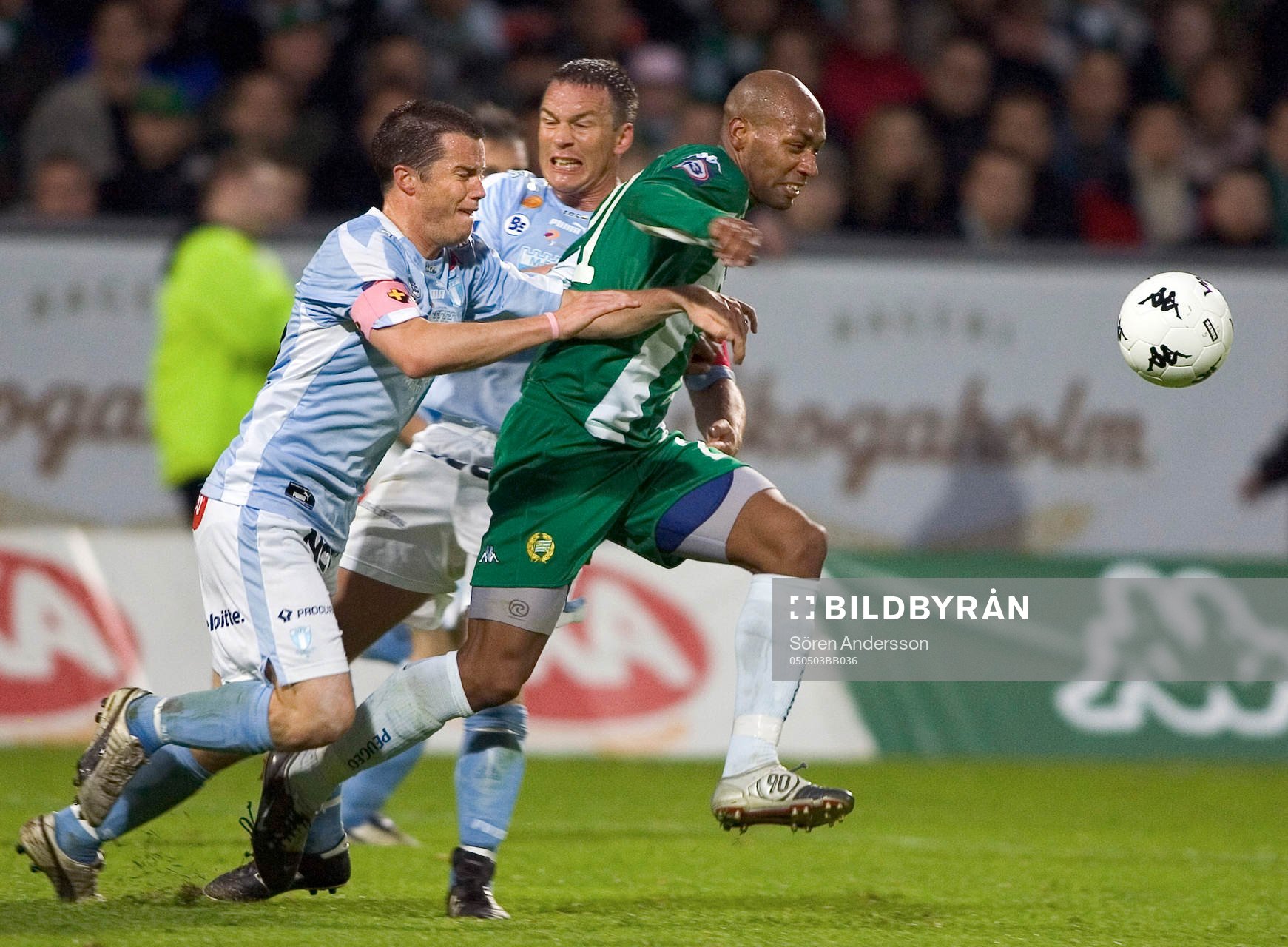 Jeffery Aubynn, Hammarby och Daniel Andersson och Patrik
