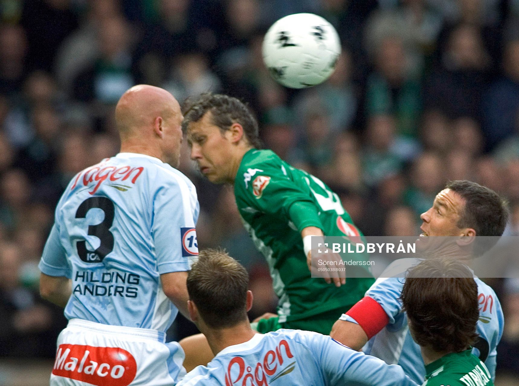 Patrik Andersson och Olof Persson, Malmö och Björn
