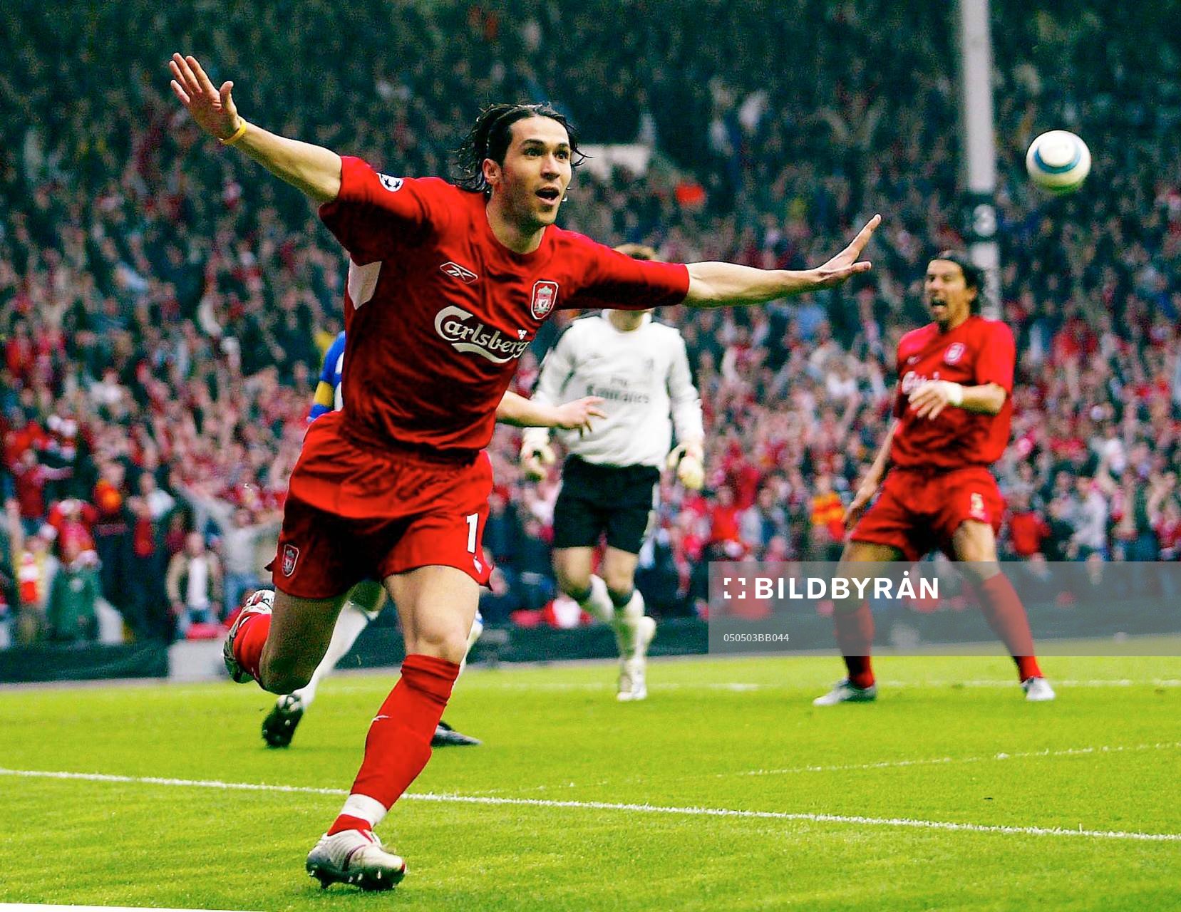  Luis Garcia, Liverpool (Jubel) 
