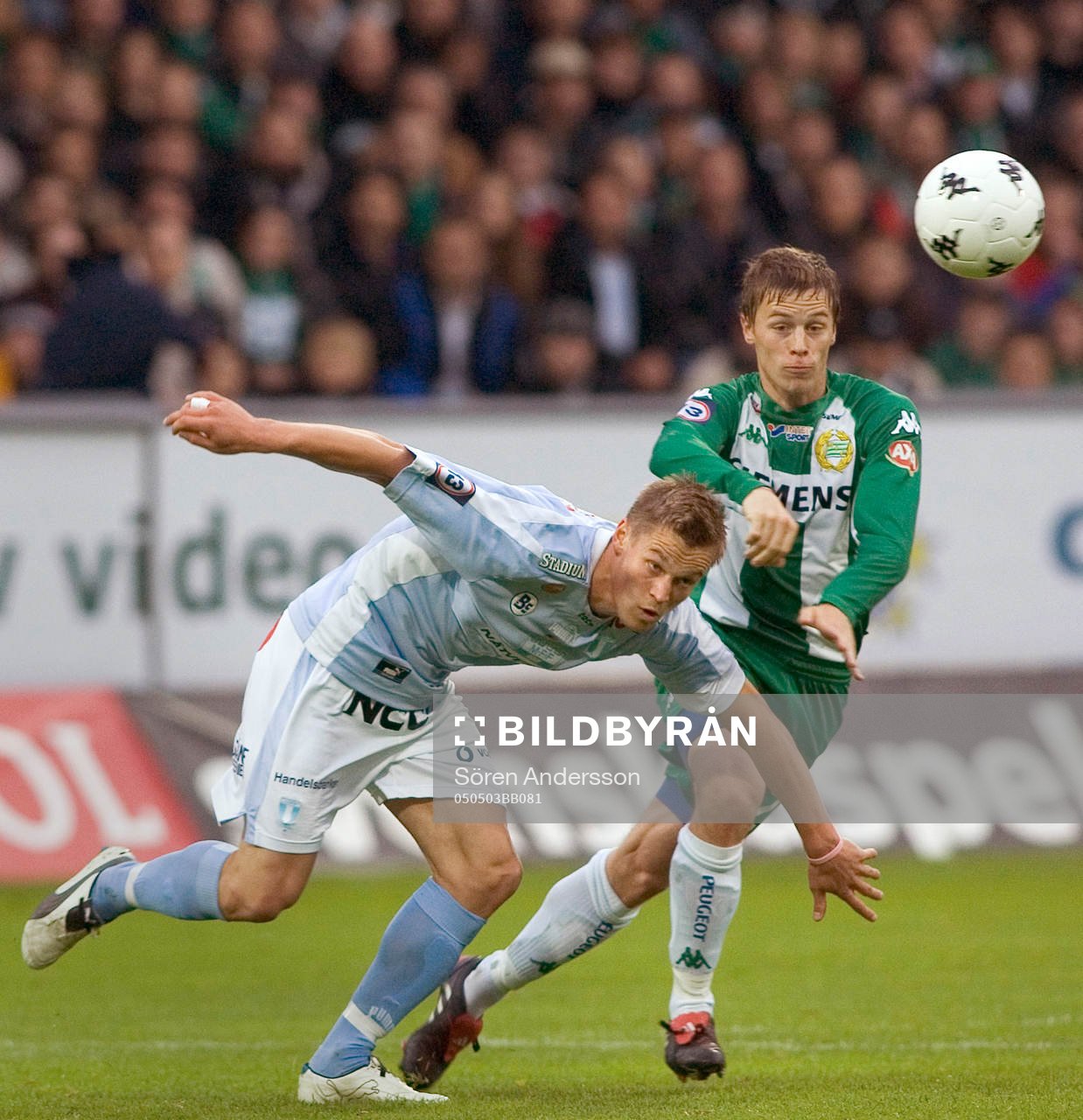 David Johansson, Hammarby och Markus Rosenberg, Malmö FF