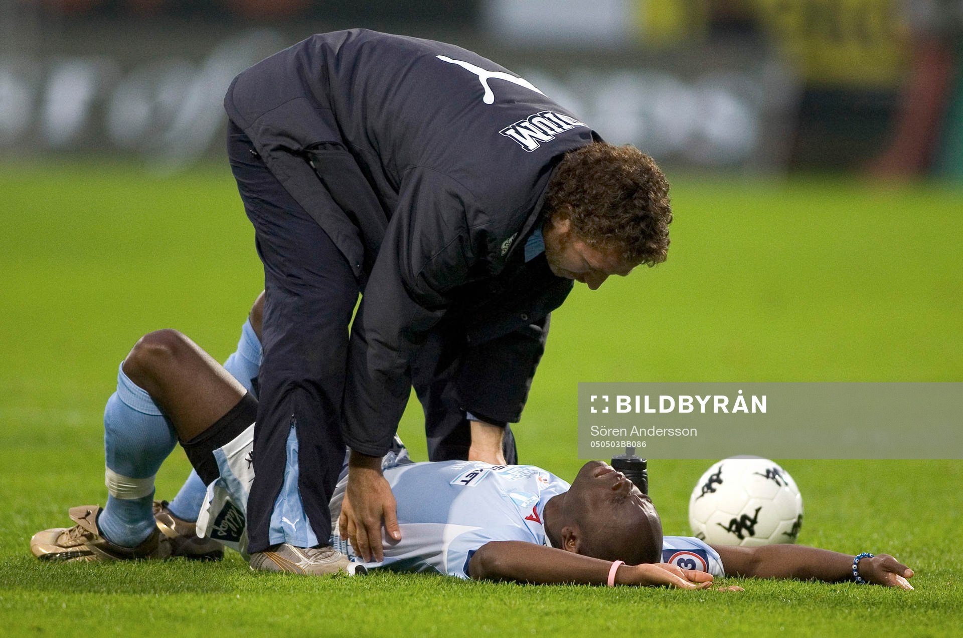 Joseph Elanga, Malmö FF, skada