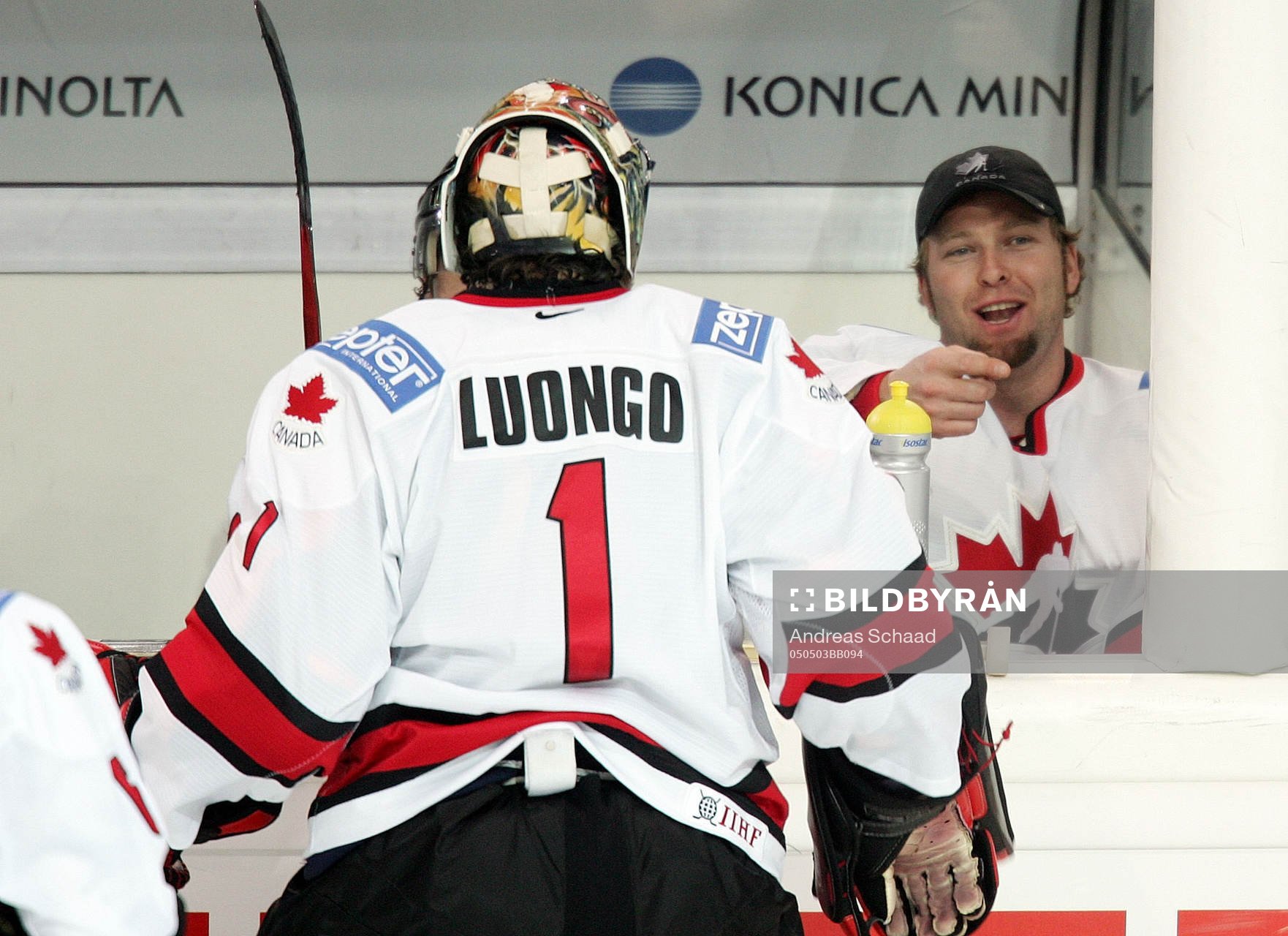 Roberto Luongo och Martin Brodeur, målvakt