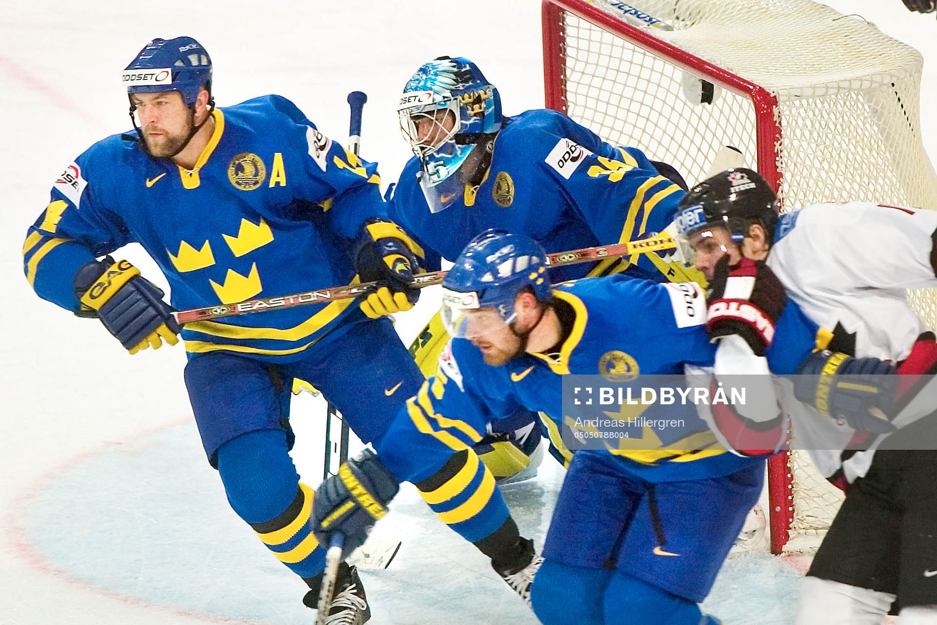Henrik Lundqvist, målvakt, Mattias Nordström och Sanny