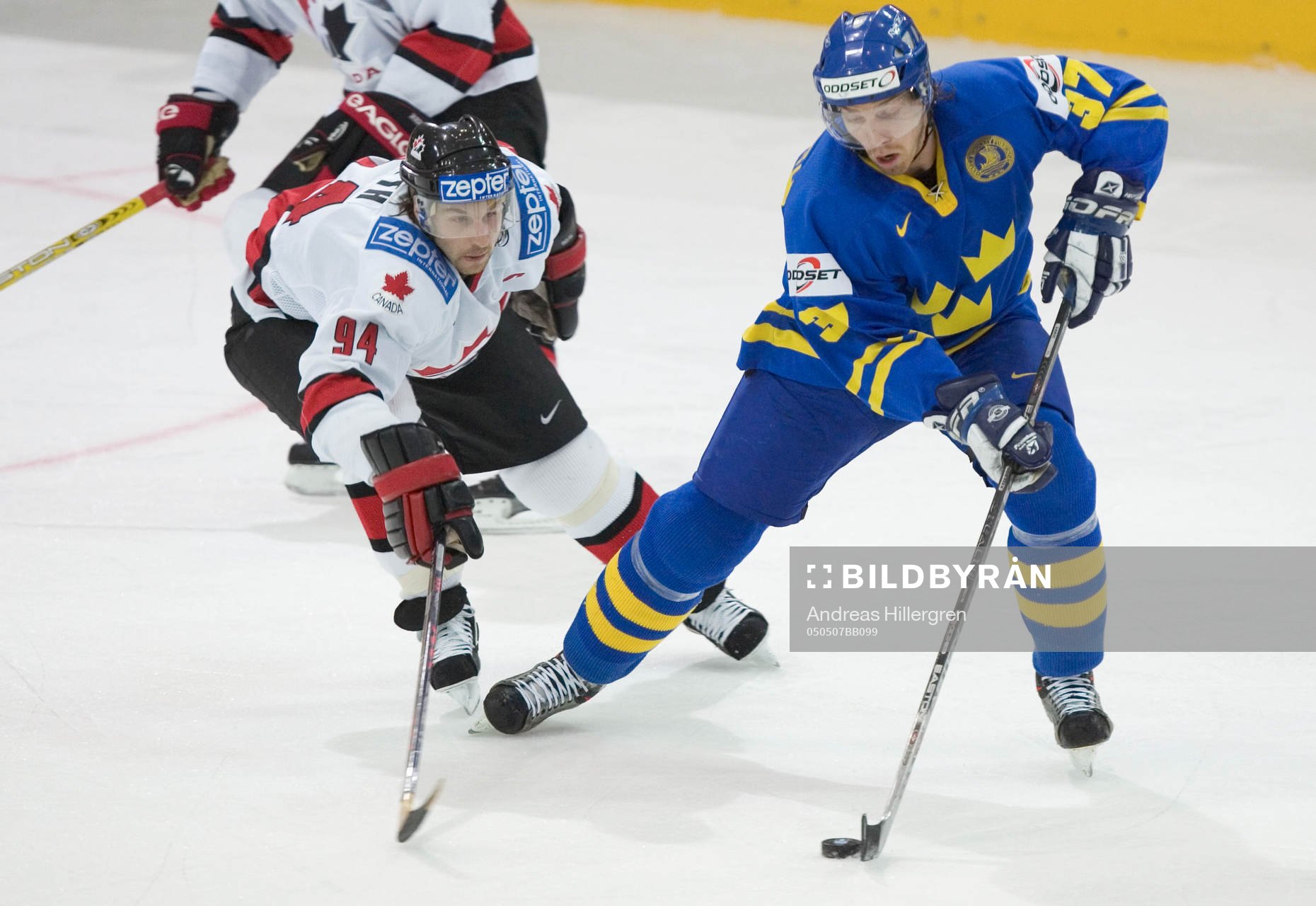 Mikael Samuelsson och Joe Thornton