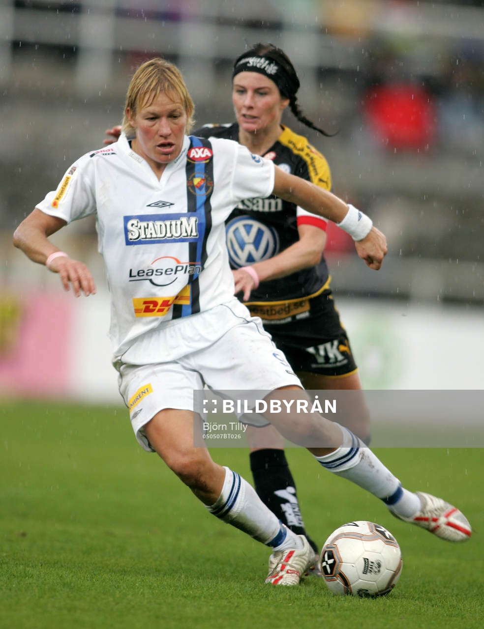 Kristin Bengtsson, Djurgården/Älvsjö och Malin Moström,