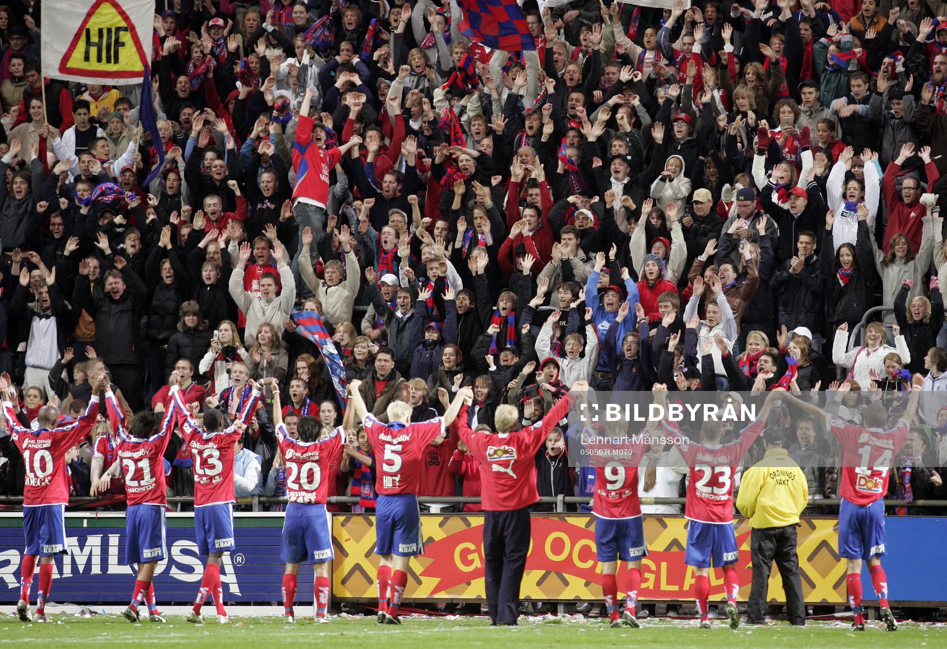 HIF tackar sin klack