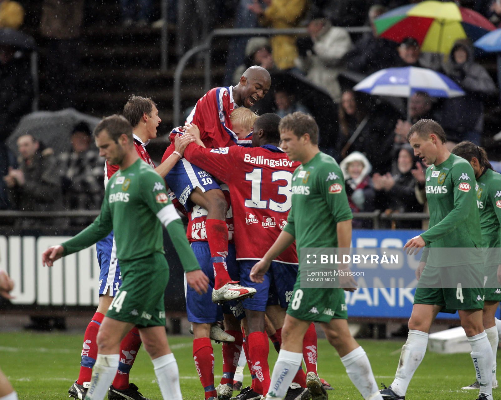 1-0 David Ljung som grattas, Bajen deppar