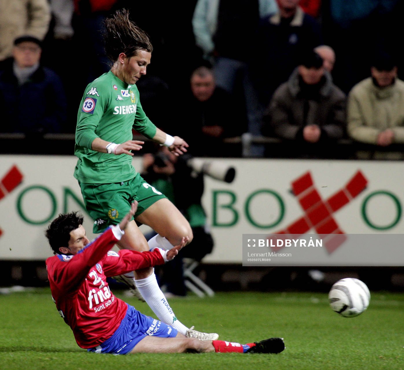 F Karisik stoppar David Johansson