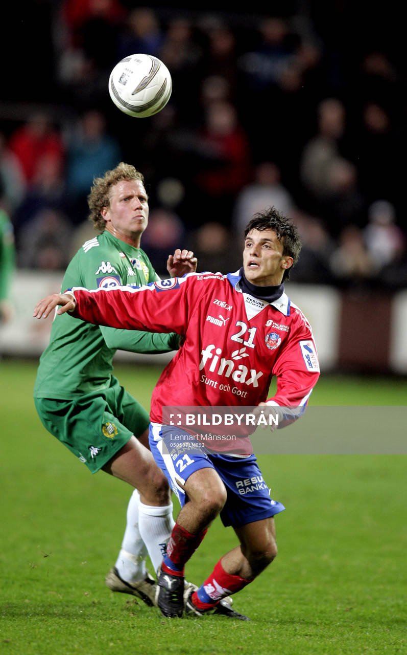 F Karisik mot Erik Johansson