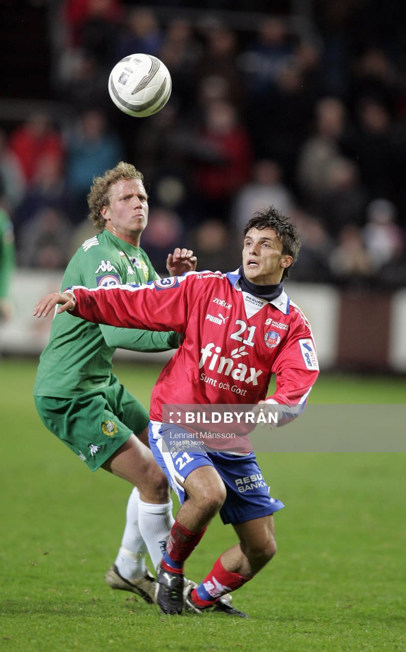 F Karisik mot Erik Johansson