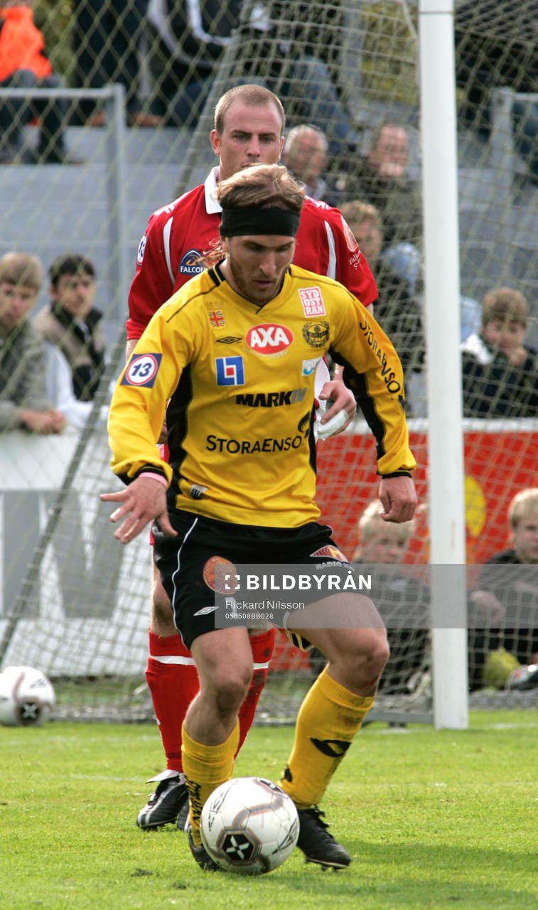 Johan Svensson, Mjällby och David Svensson, Falkenberg