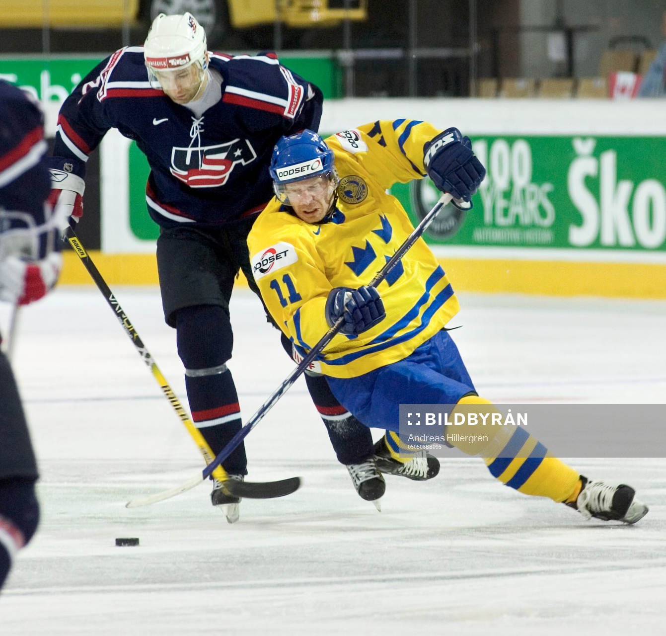 Daniel Alfredsson och Brett Hauer