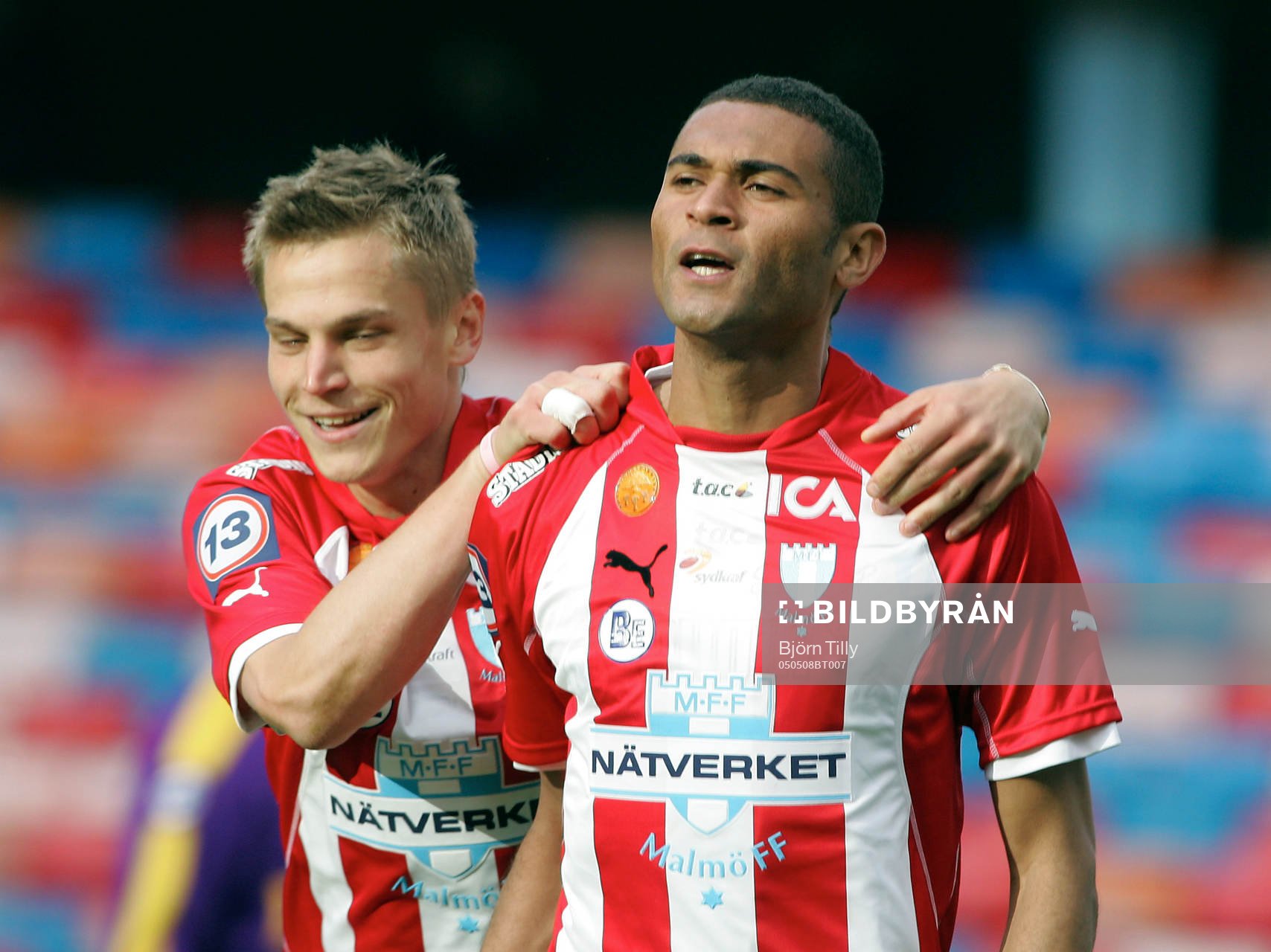 Markus Rosnberg, Malmö gratulerar Alfonso Alves