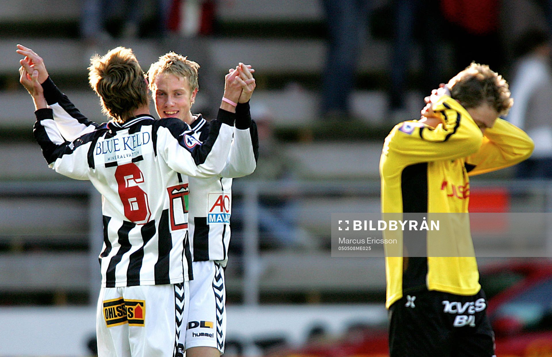 Pontus Segerström och Johnny Lundberg, Landskrona jublar