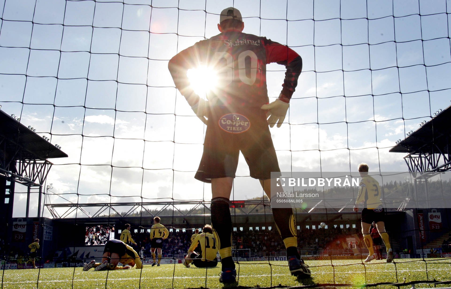 Johan Wiland och de andra i Elfsborg deppar