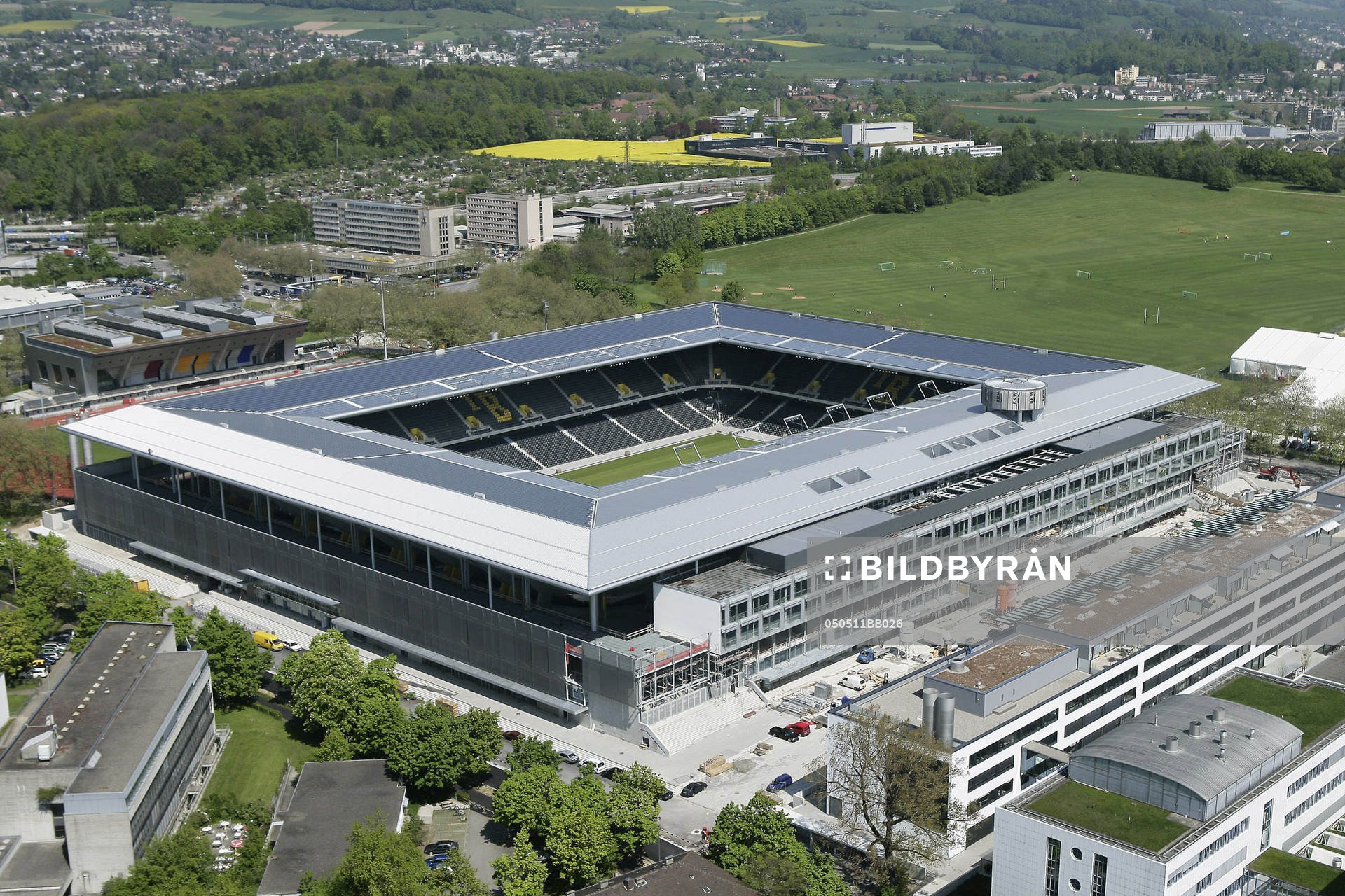Fotboll, Schweiziska ligan, FC Thun, arena, stadion, Das