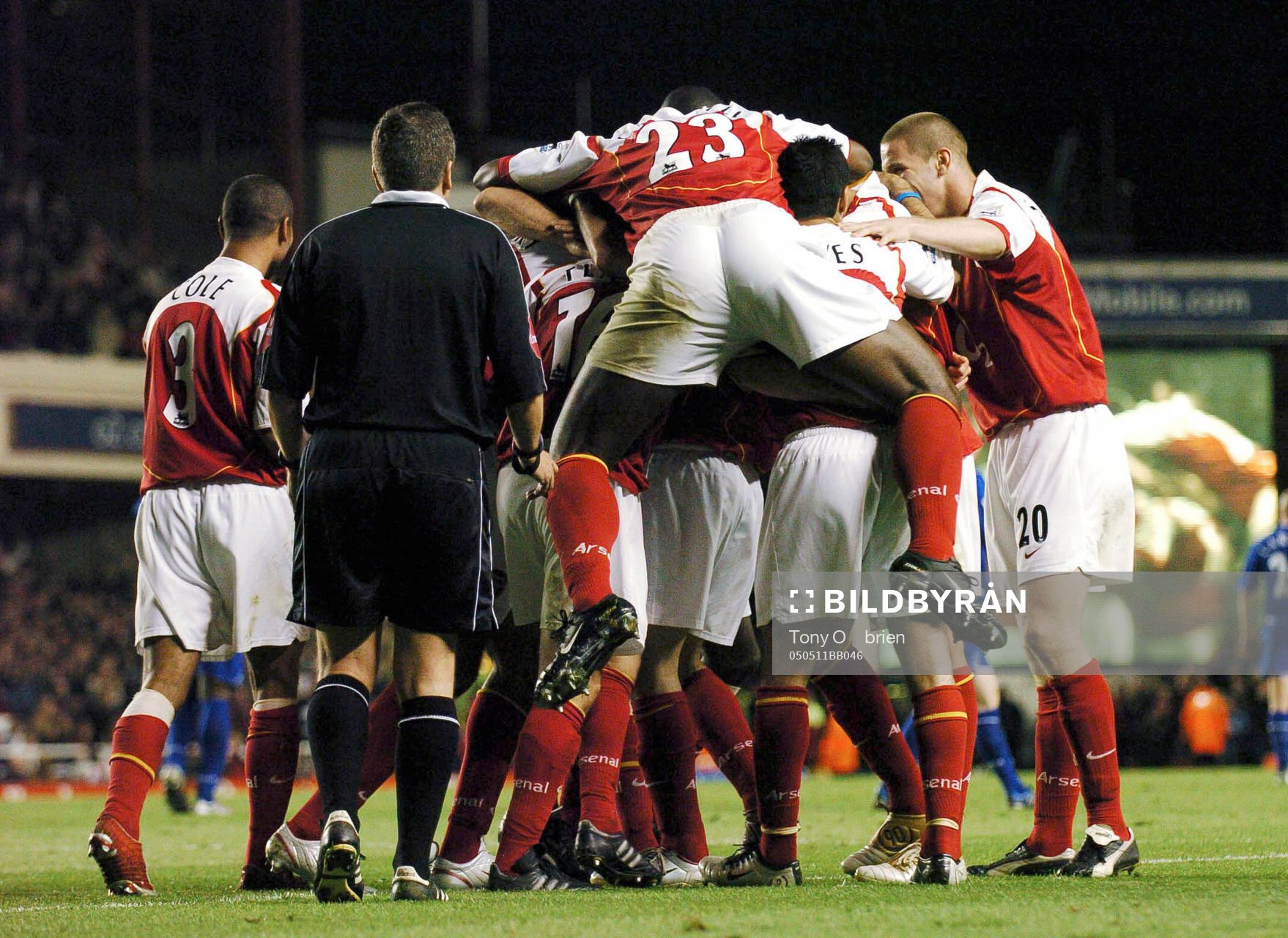 Jubel i Arsenal