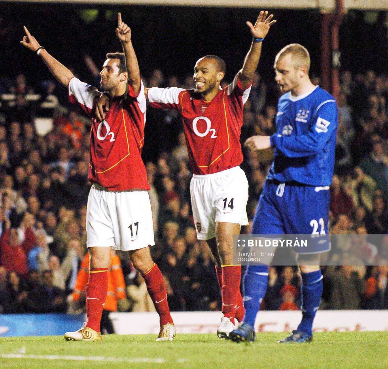 Jubel i Arsenal