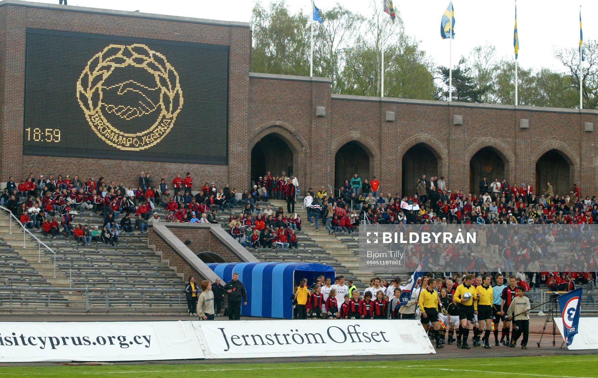 Stockholm stadion, Publik, läktare