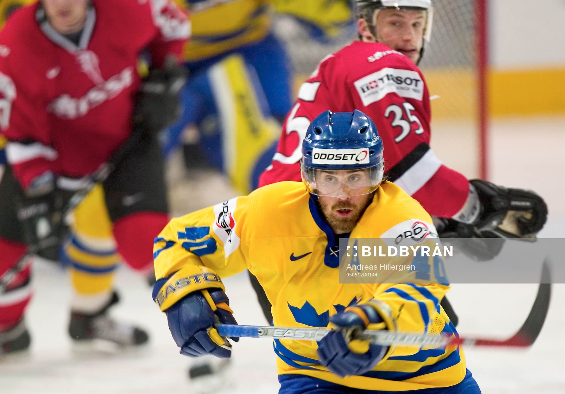 Henrik Zetterberg och Sandy Jeannin
