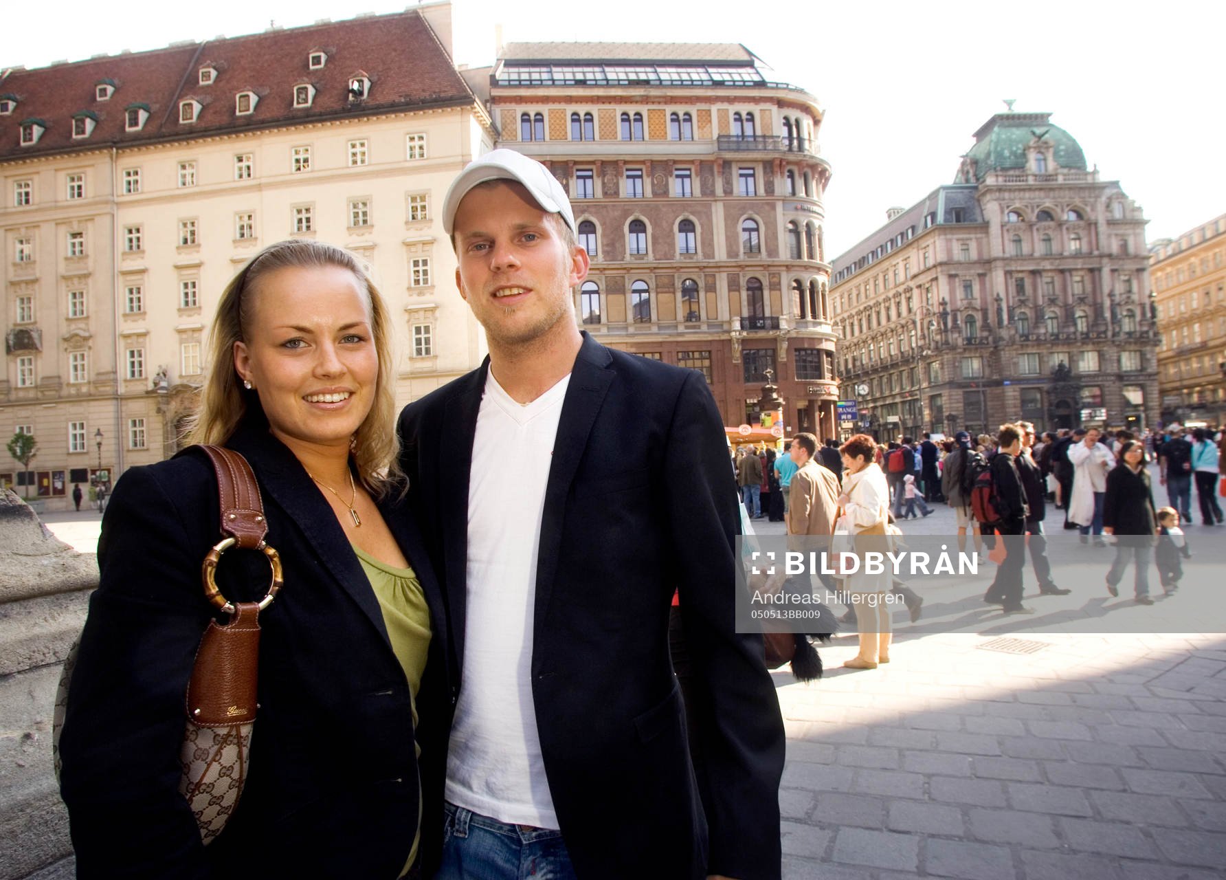 Fotboll, Mikael Antonsson med flickvännern Anna Lundgren,