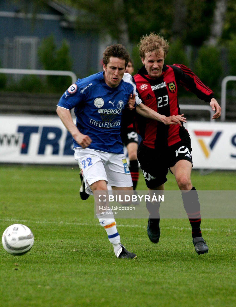 Jimmie Augustsson, Trelleborg och Kim Odelius,