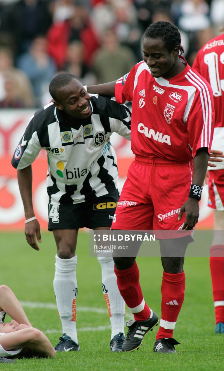Kevin Amuneke, Landskrona och Ibrahim Atiku, Assyriska