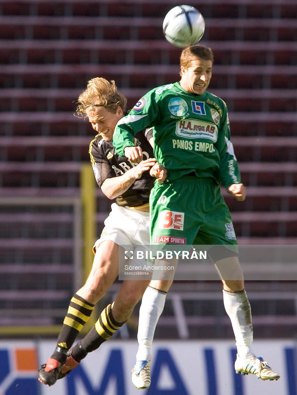 Daniel Tjernström, AIK och Kenny Pavey, Ljungskile