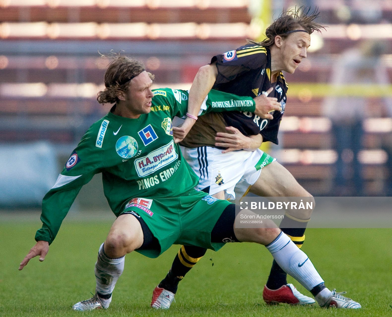 Mattias Moström, AIK och Daniel Berg, Ljungskile
