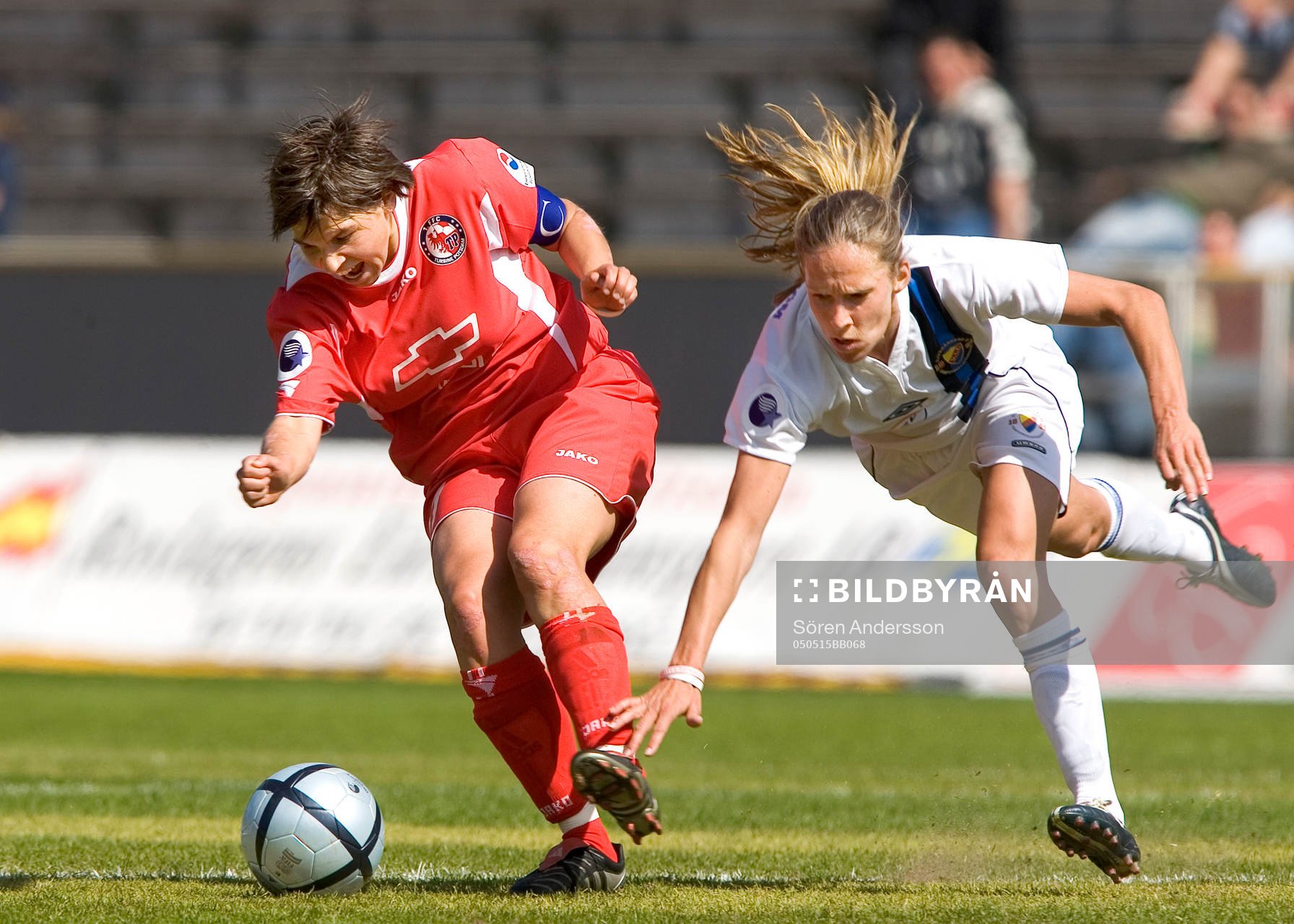 Linda Fagerström, Djurgården/Älvsjö och Ariane Hingst,