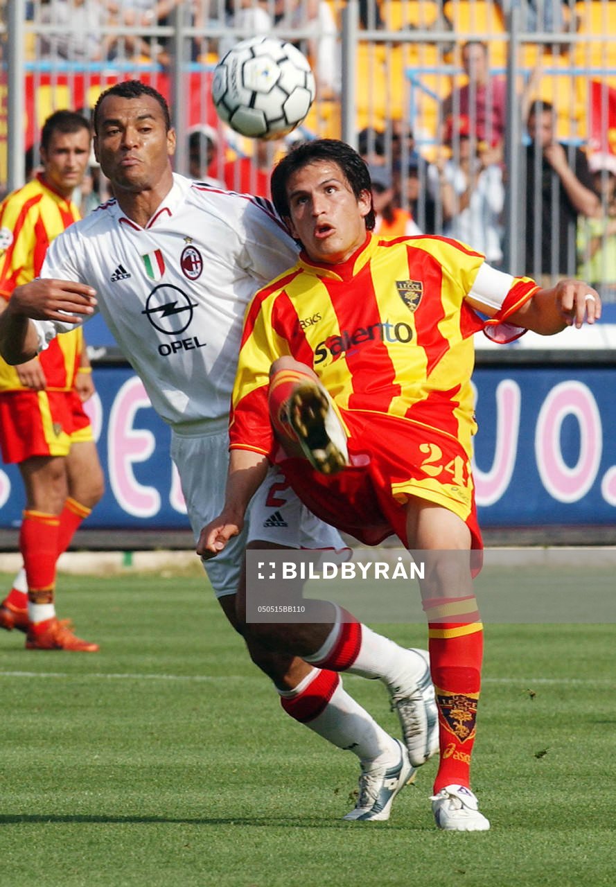 Cafu och Cristian Ledesma