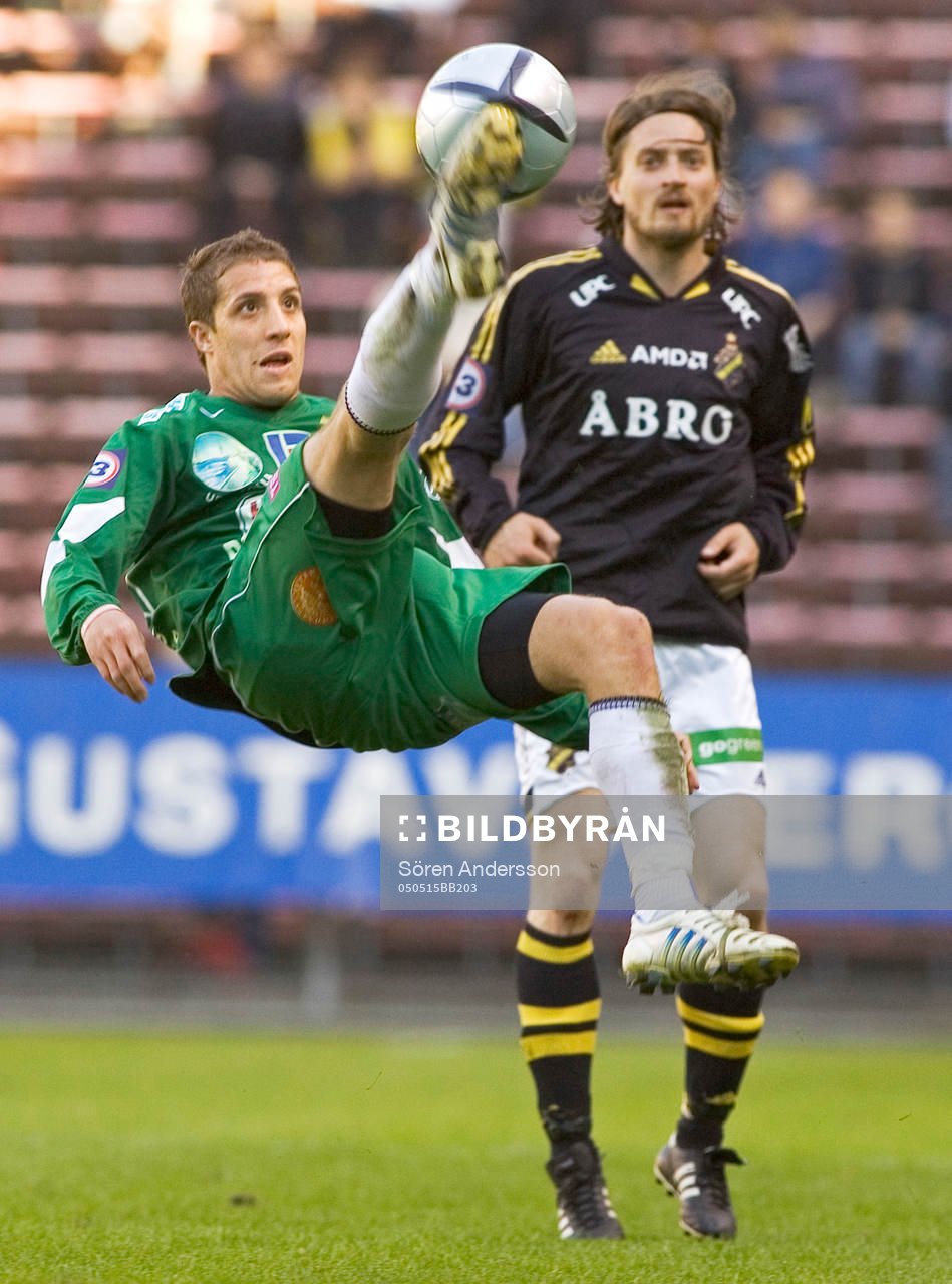 Kenny Pavey, Ljungskile och Mats Rubarth, AIK, bicykleta