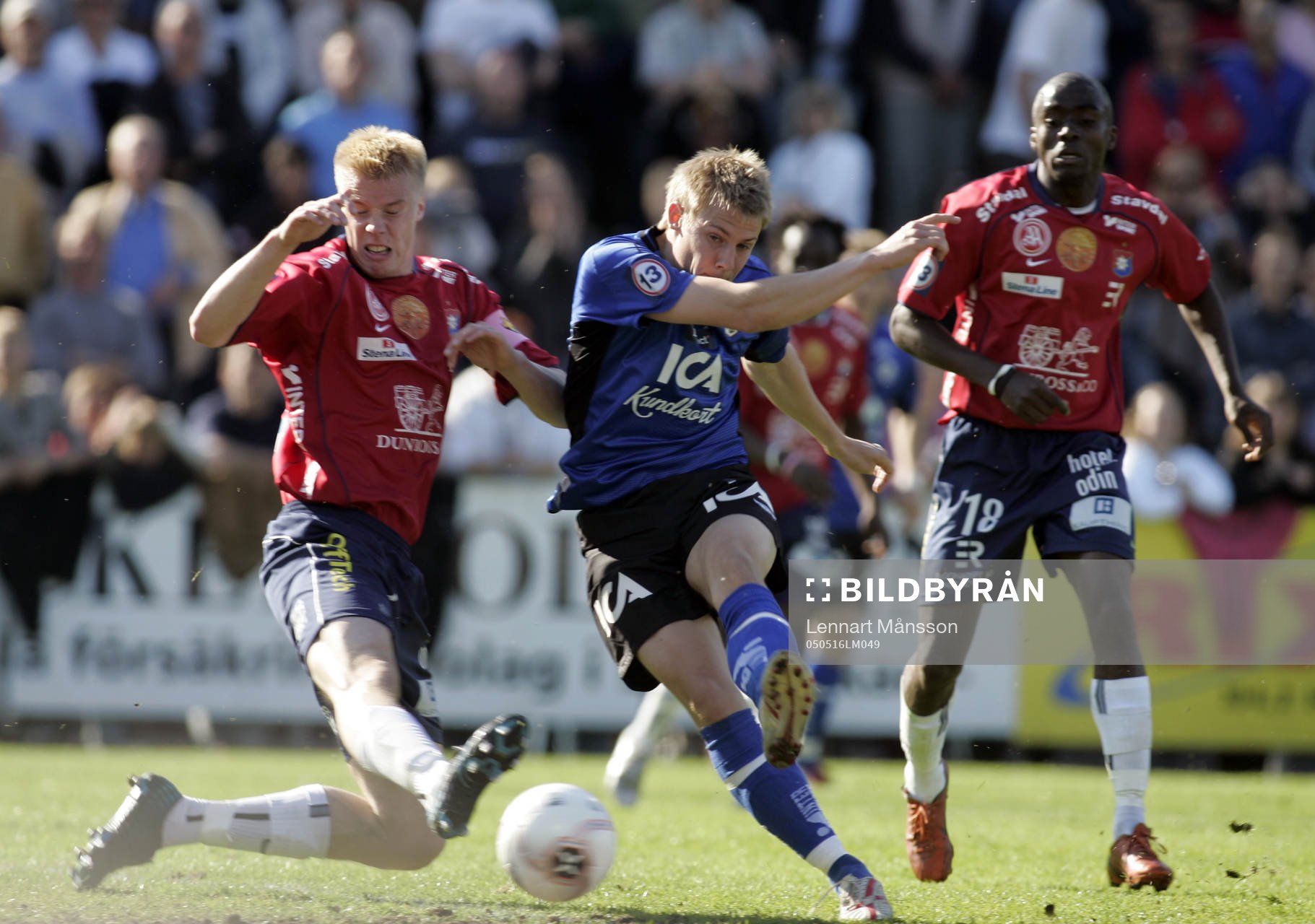 Patrik Ingelsten skjuter mål