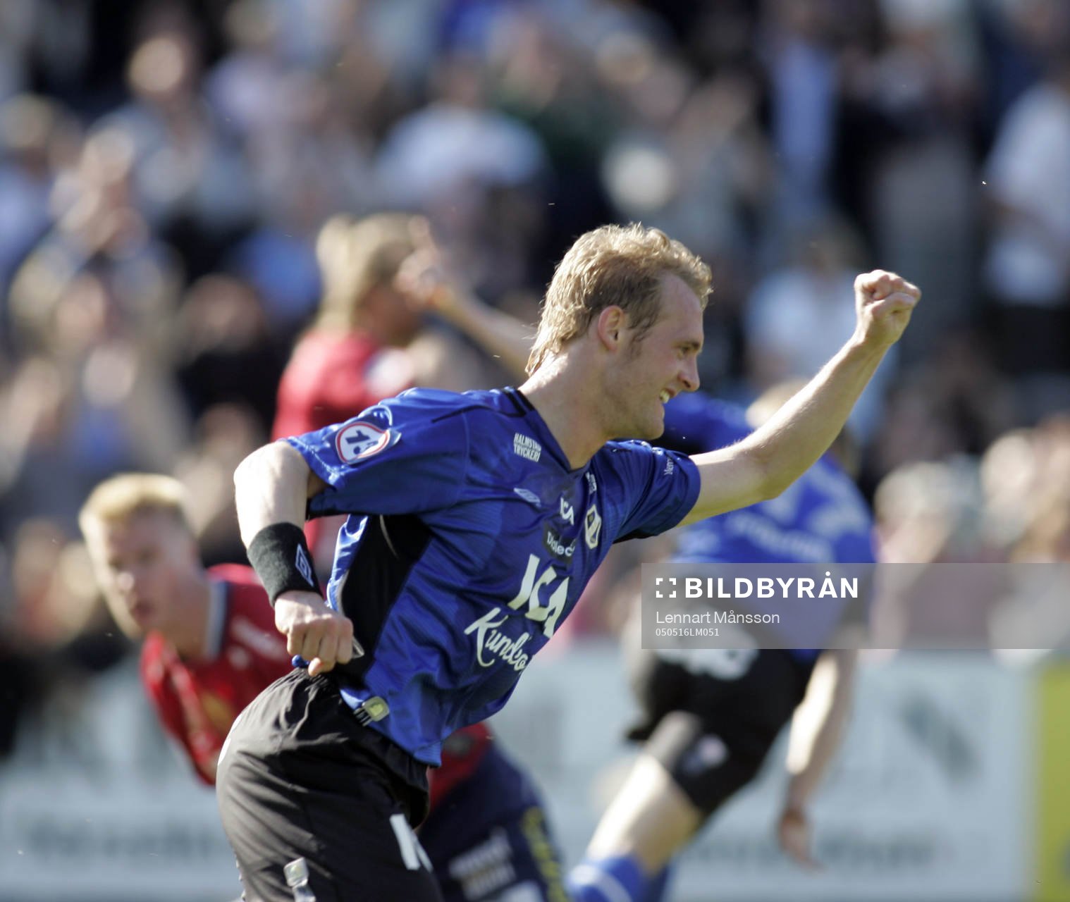  Jubel, 2-0 måljubel Emil Jensen.
