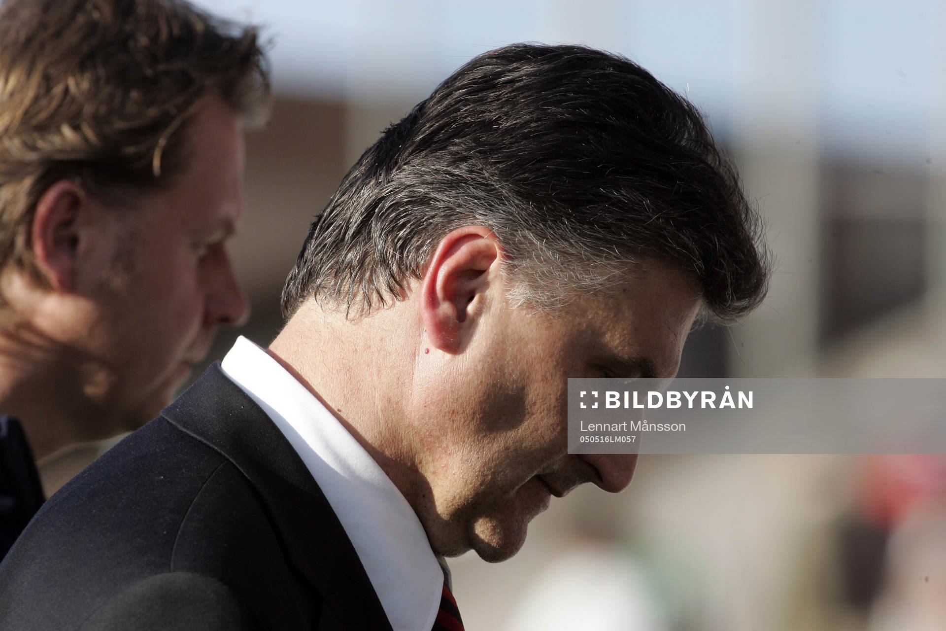    Zoran Lucic lämnar Örjans Vall med böjt huvud.