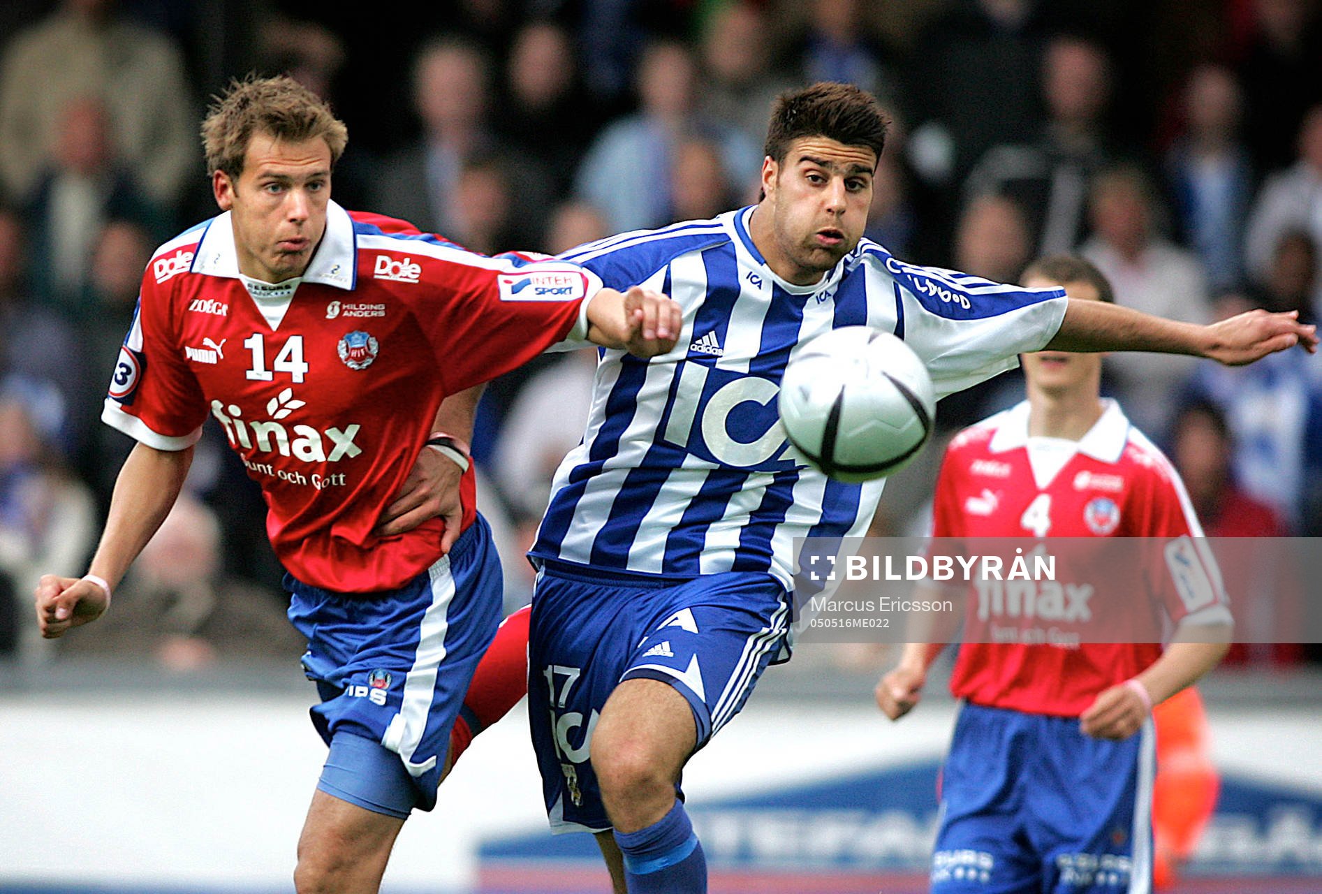 Andreas Granqvist, Helsingborg och George Mourad, Göteborg