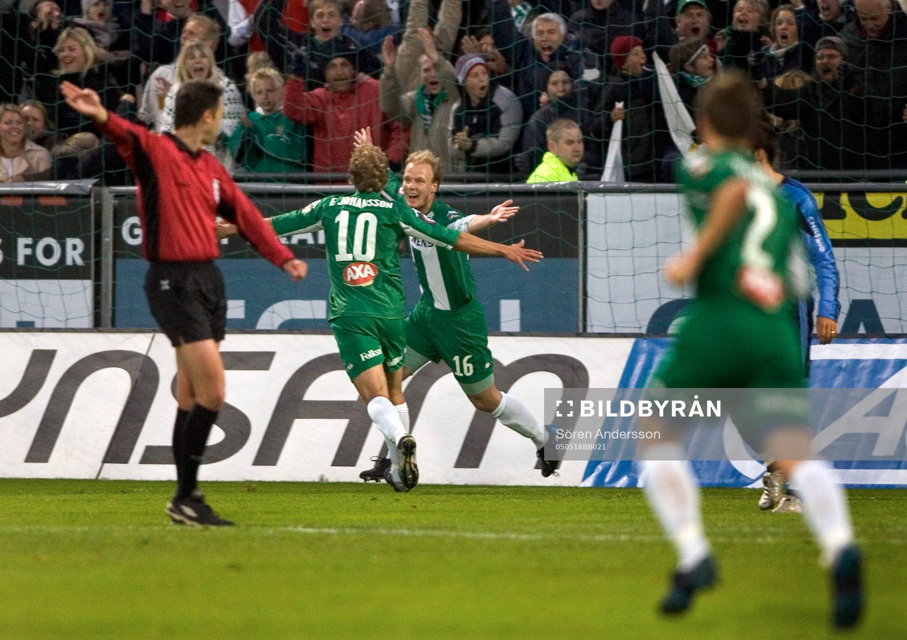 Mikael Andersson, Hammarby, jubel