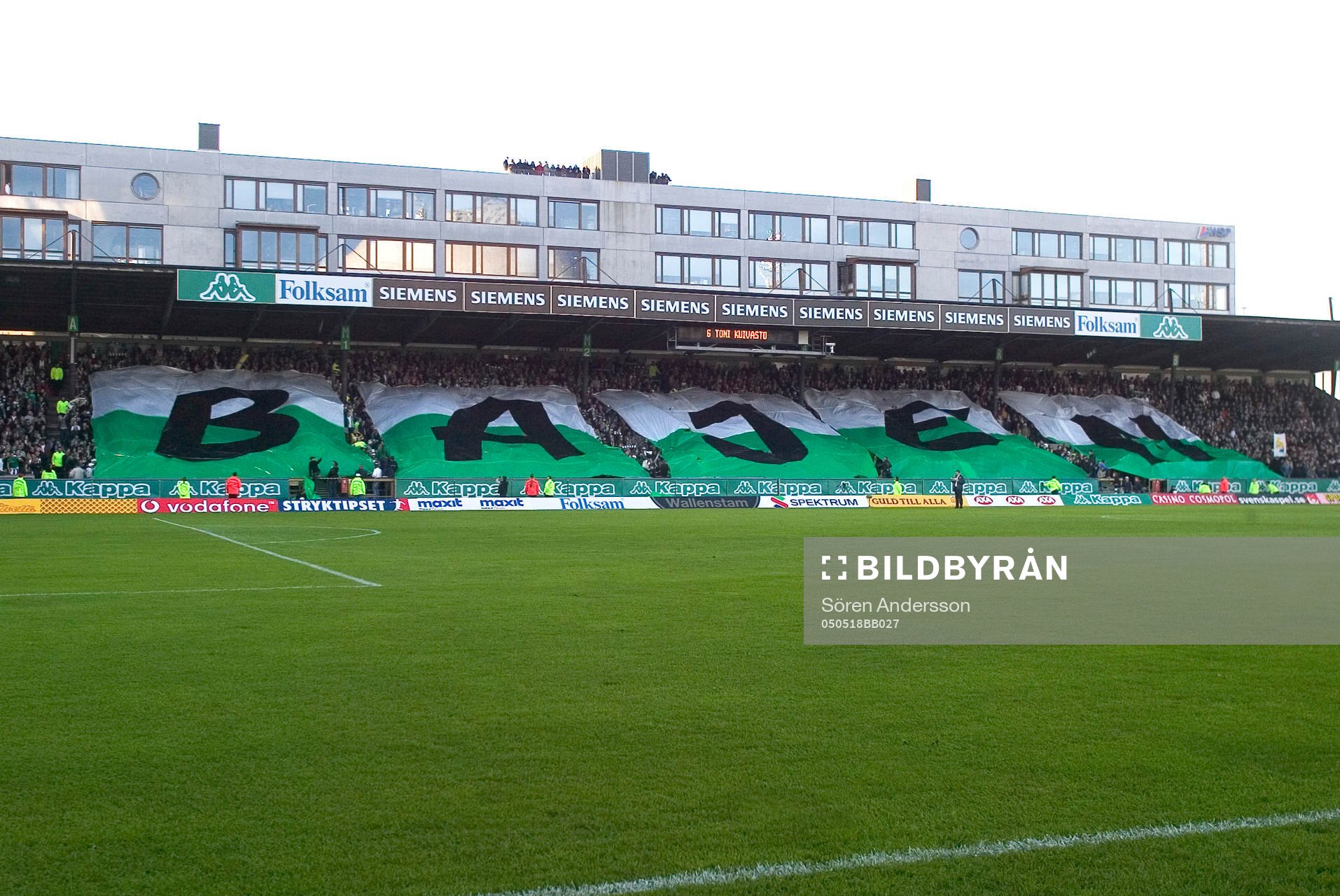 Supporter, Hammarby, bajen, tifo
