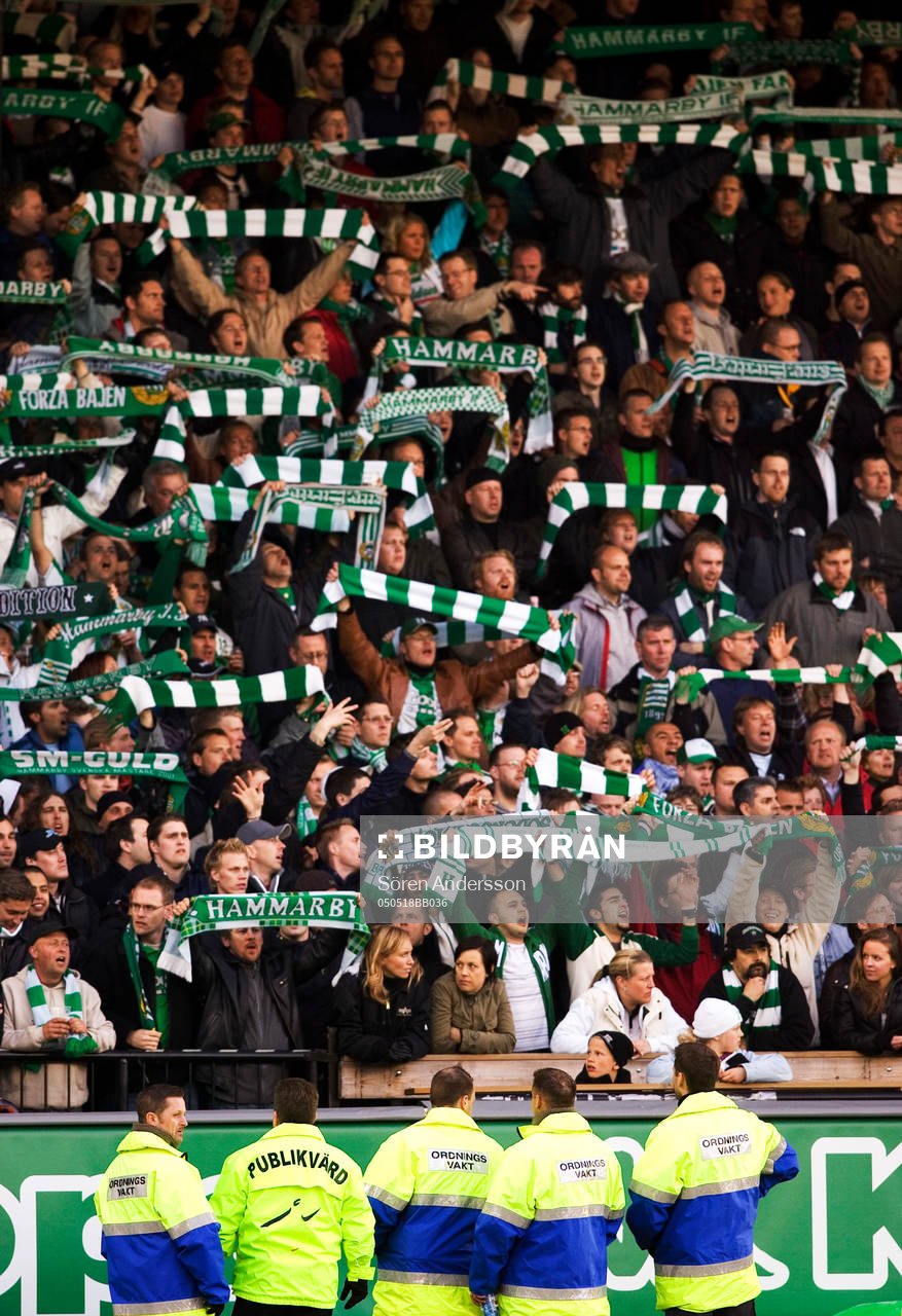 Supporter, Hammarby, publikvärd, ordningsvakt, vakt