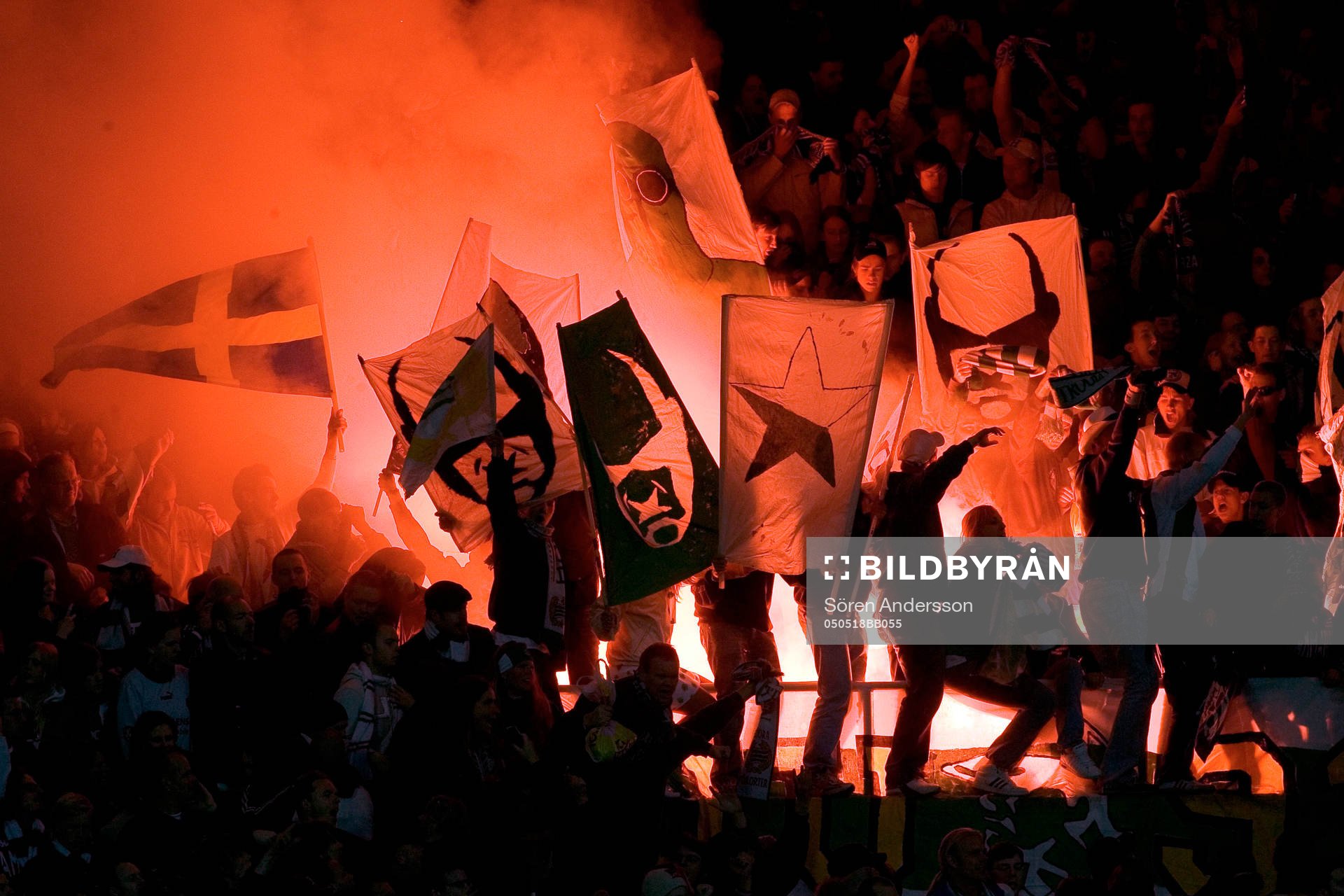 Supporter, Hammarby, bengaliska eldar