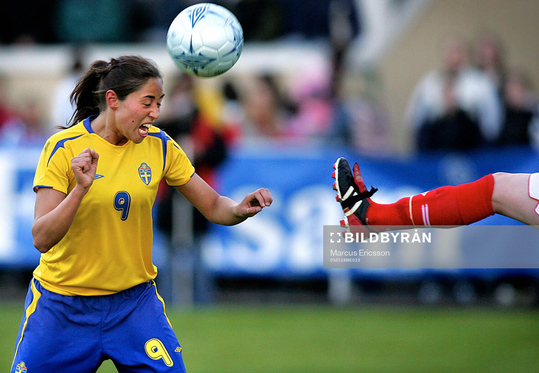 Fotboll, Landskamp, F19, dam, Tina Heurlin,  Sverige