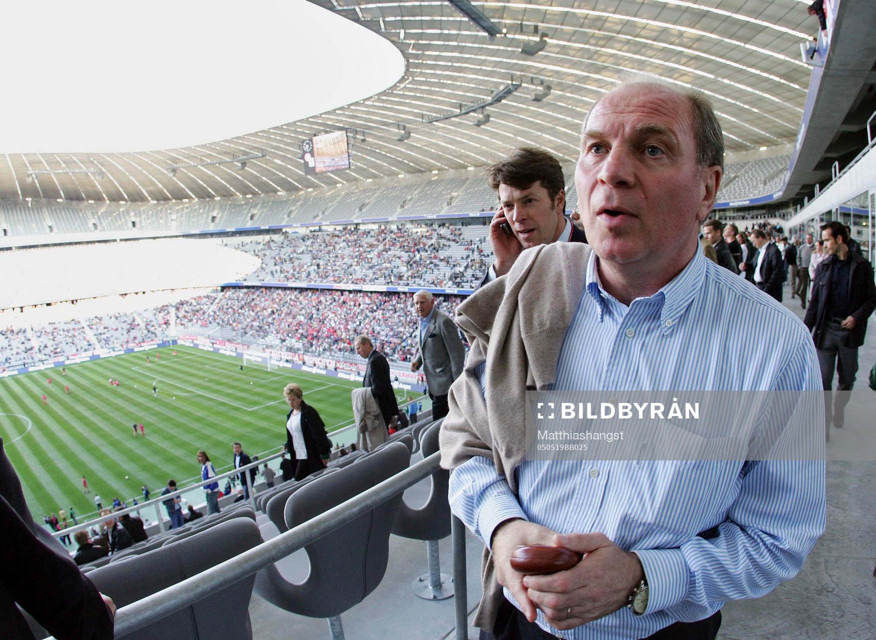 Fotboll, arena, Stadion, Allianz Arena, München, Uli Hoeness, Manager, Bayern München