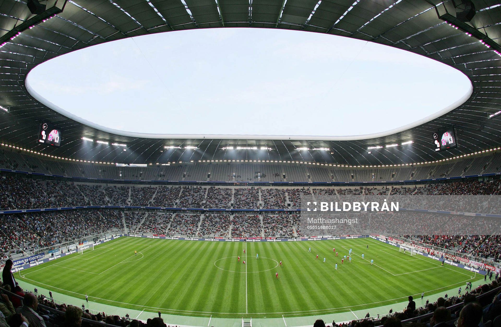 Fotboll, arena, Stadion, Allianz Arena, München