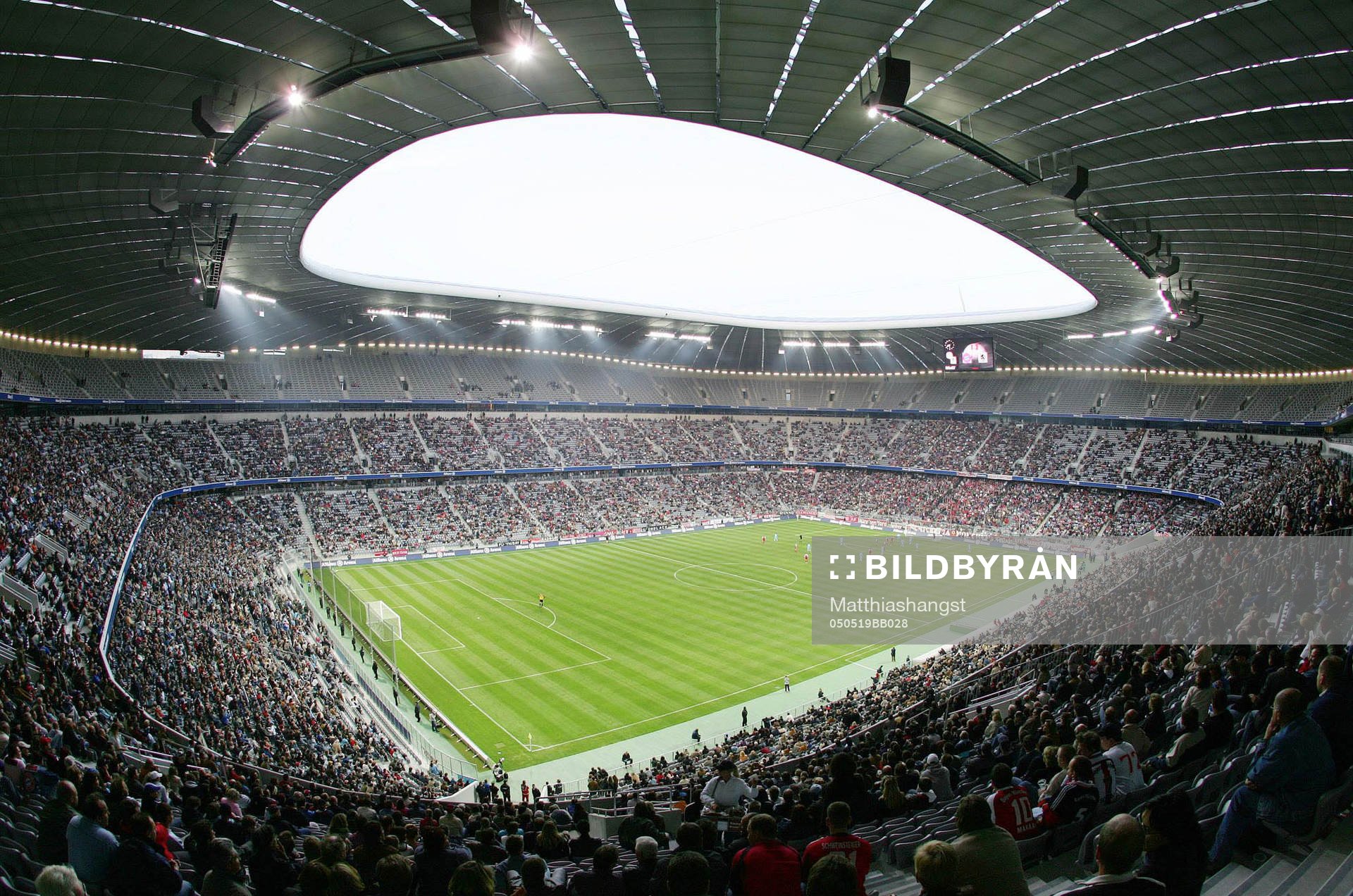 Fotboll, arena, Stadion, Allianz Arena, München